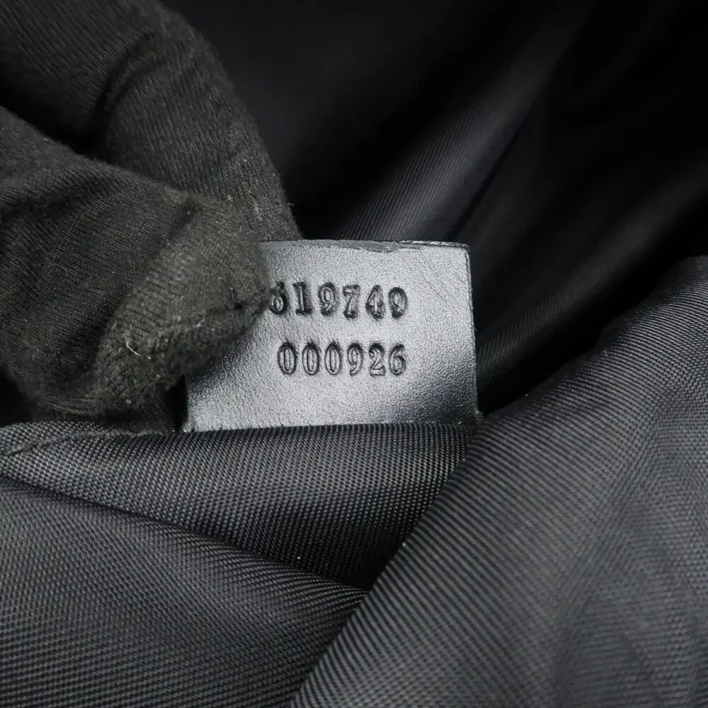 Gucci Sherry Canvas Backpack Black